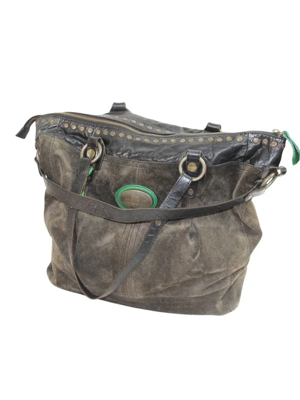 George Gina & Lucy CosmiCurse No Grey Day City Suede Shoulder Y2K Bag